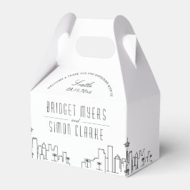 Seattle, Washington | City Skyline Wedding Geschenkschachtel