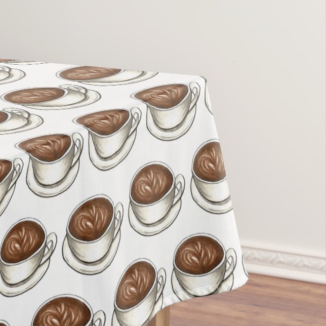 Seattle Washington Coffee Shop Cup Latte Barista Tischdecke (Beispiel)