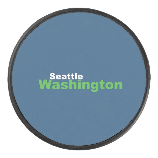 Seattle, Washington Hockey Puck (Vorderseite)