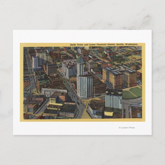 Seattle, Washington - Luftfahrt des Smiths Postkarte (Vorderseite)
