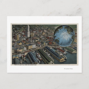 Seattle, Washington - Luftschiff von Seattle Postkarte
