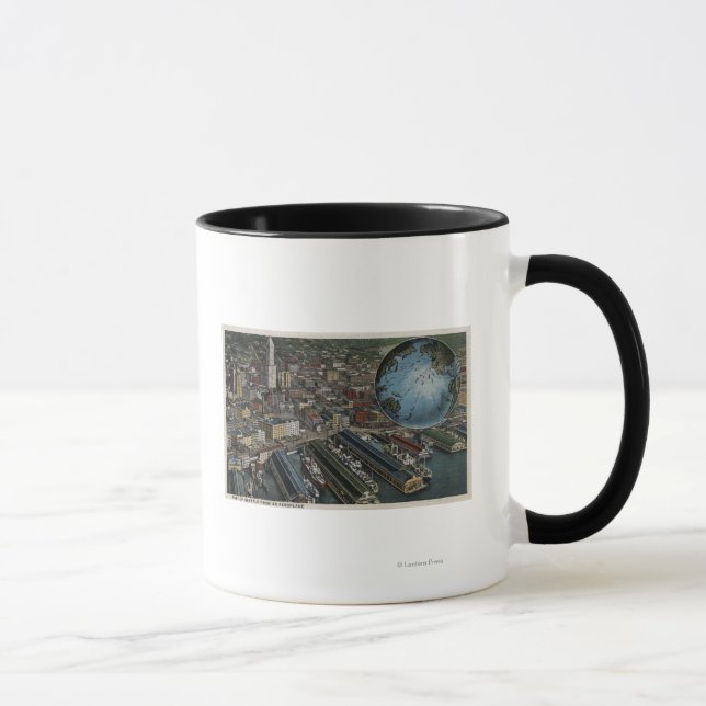 Seattle, Washington - Luftschiff von Seattle Tasse (Rechts)