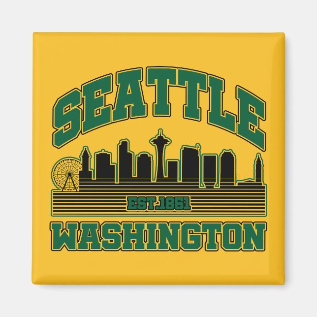 Seattle, Washington Magnet (Vorne)