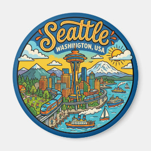Seattle Washington Magnet