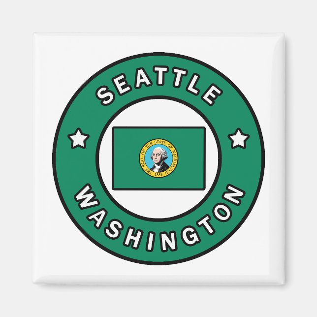 Seattle Washington Magnet (Vorne)