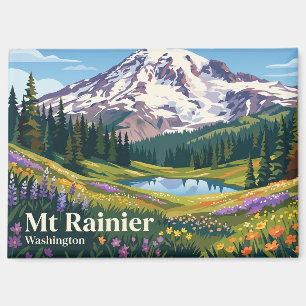 Seattle Washington Mt Rainier USA Magnet