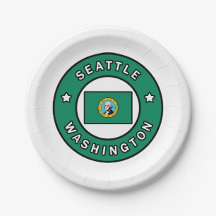 Seattle Washington Pappteller