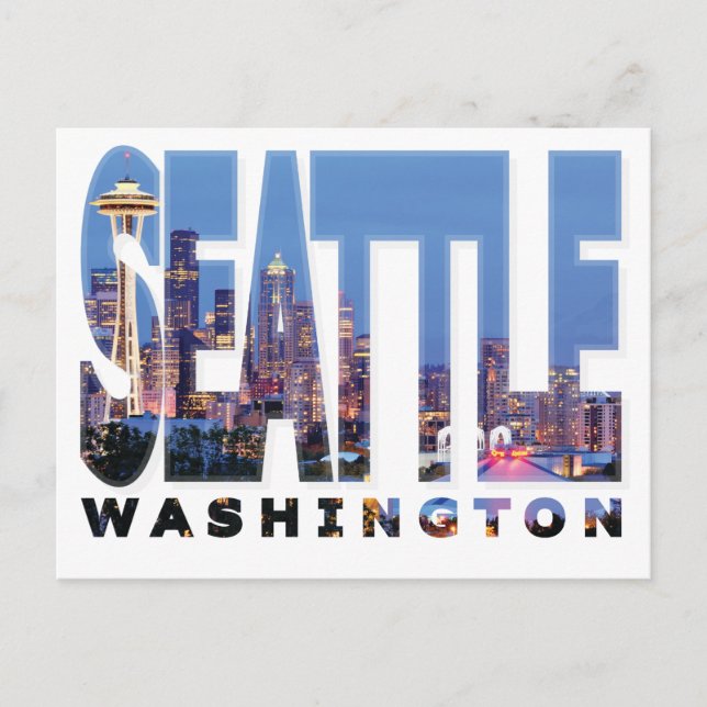 Seattle, Washington Postcard Postkarte (Vorderseite)