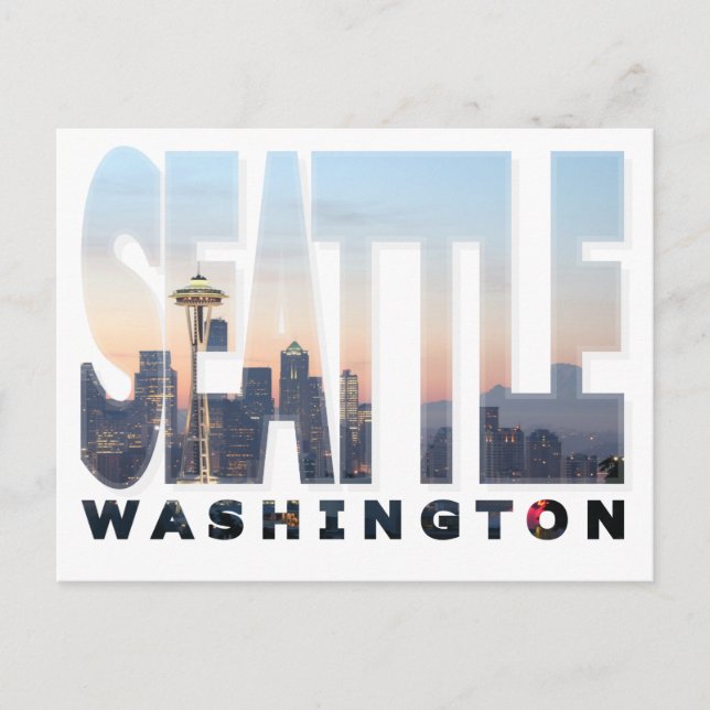 Seattle, Washington Postcard Postkarte (Vorderseite)