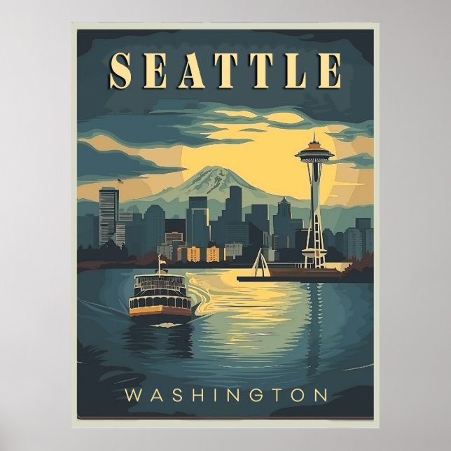 Seattle, Washington Poster (Vorne)