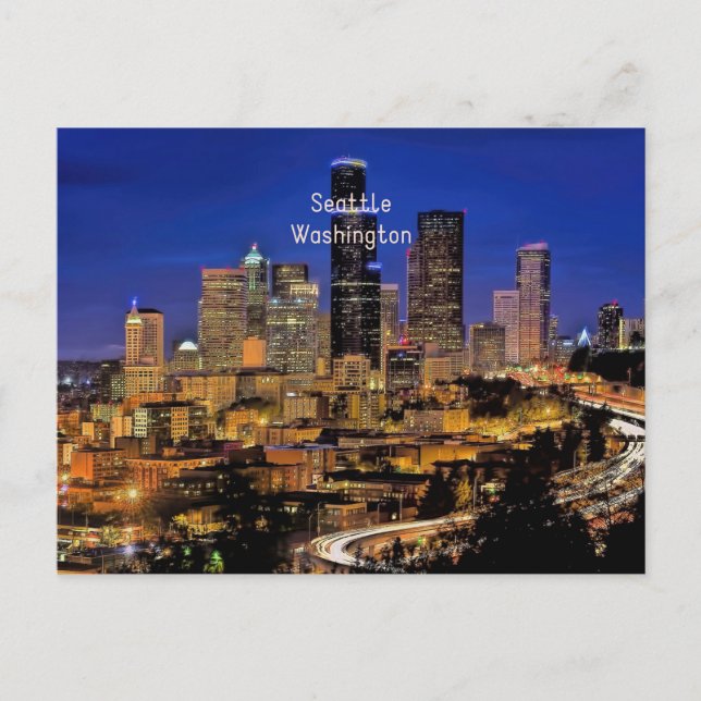 Seattle, Washington Postkarte (Vorderseite)