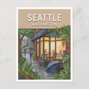Seattle Washington Postkarte