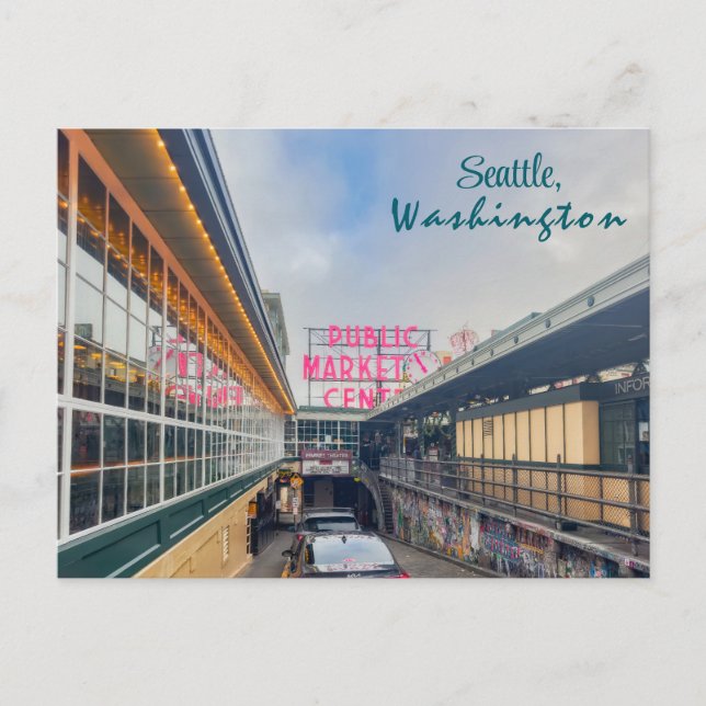Seattle, Washington Postkarte (Vorderseite)