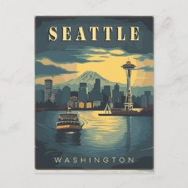 Seattle, Washington Postkarte