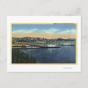 Seattle, Washington - Sicht auf den Smith Postkarte