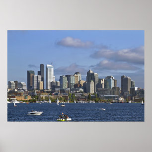 Seattle Washington Skyline durch Poster