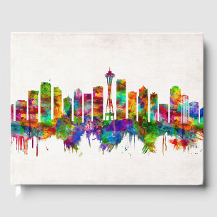 Seattle Washington Skyline Gästebuch
