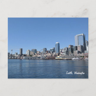 Seattle Washington Skyline Postcard Postkarte