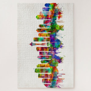 Seattle Washington Skyline Puzzle