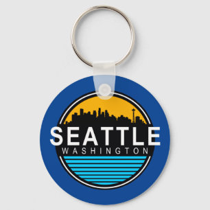 Seattle Washington Skyline Schlüsselanhänger