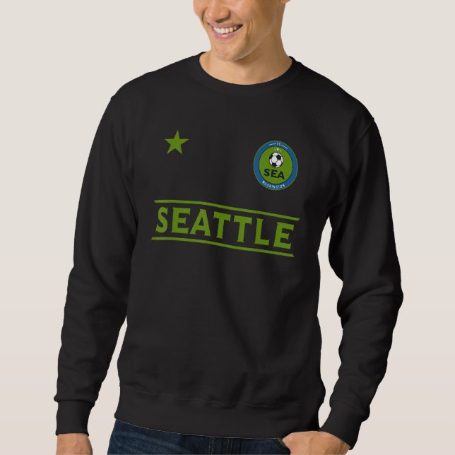 Seattle Washington Soccer Jersey Original Sweatshirt (Vorderseite)