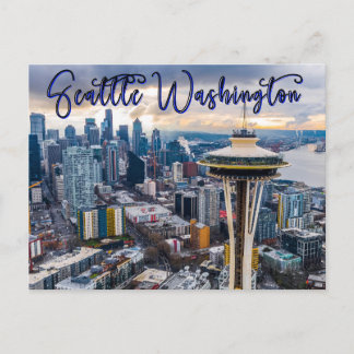 Seattle Washington Space Needle Postcard Postkarte