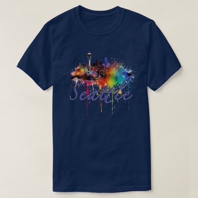 Seattle Washington T-Shirt (Design vorne)