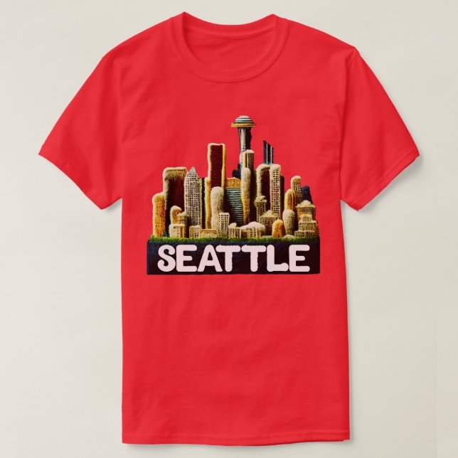 Seattle Washington T-Shirt (Design vorne)