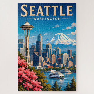 ☕ Seattle Washington Urlaubserinnerung Puzzle