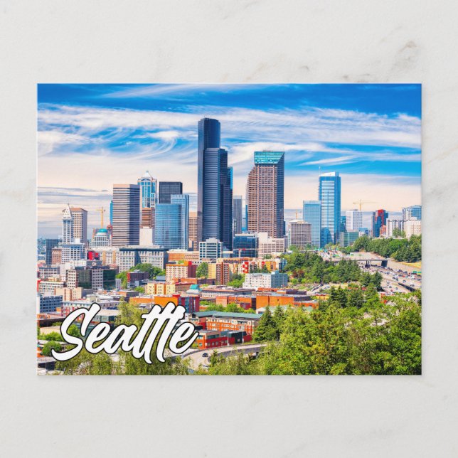 Seattle, Washington, USA Postkarte (Vorderseite)