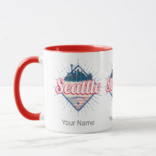 Seattle Washington Vereinigte Staaten City Skyline Tasse