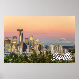 Seattle, Washington, Vereinigte Staaten Poster