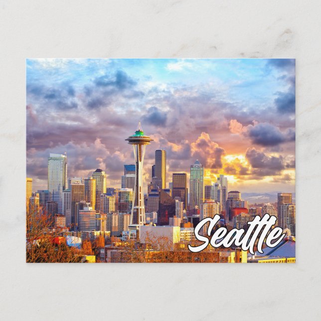 Seattle, Washington, Vereinigte Staaten Postkarte (Vorderseite)