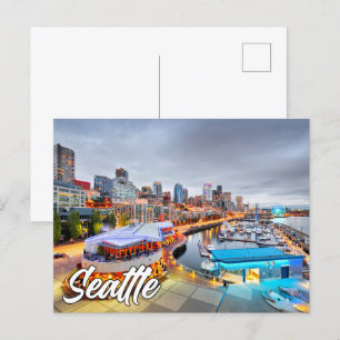 Seattle, Washington, Vereinigte Staaten Postkarte