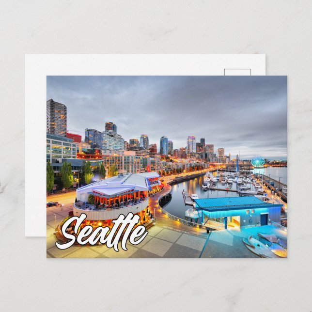 Seattle, Washington, Vereinigte Staaten Postkarte (Vorne/Hinten)