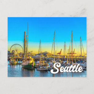 Seattle, Washington, Vereinigte Staaten Postkarte