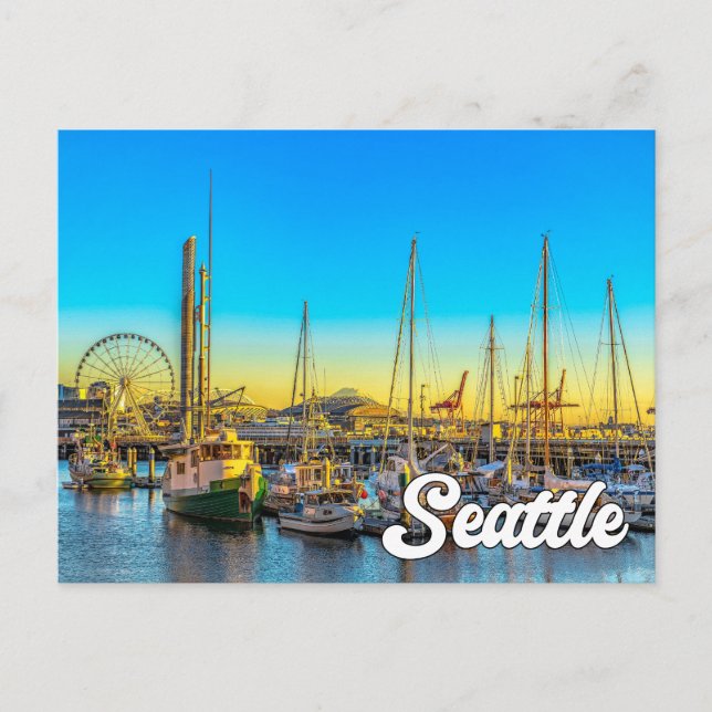 Seattle, Washington, Vereinigte Staaten Postkarte (Vorderseite)