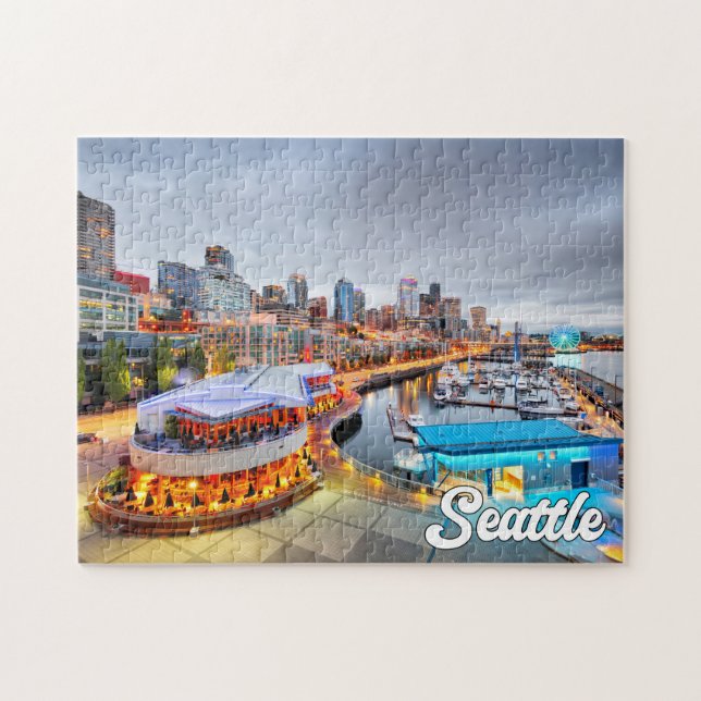 Seattle, Washington, Vereinigte Staaten Puzzle (Horizontal)