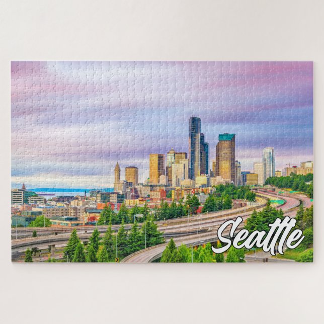 Seattle, Washington, Vereinigte Staaten Puzzle (Horizontal)