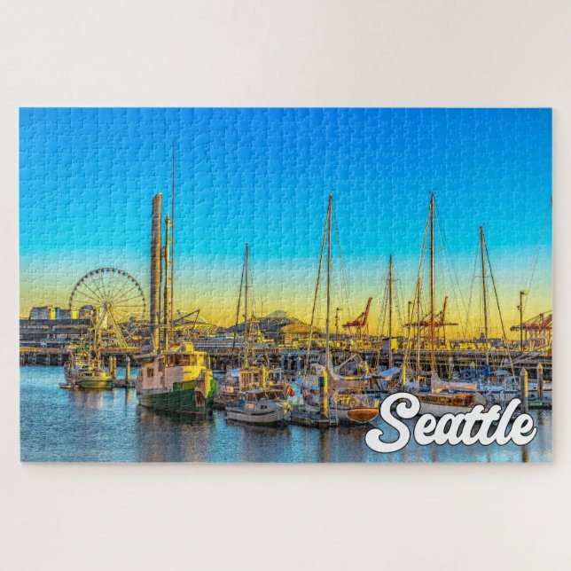 Seattle, Washington, Vereinigte Staaten Puzzle (Horizontal)