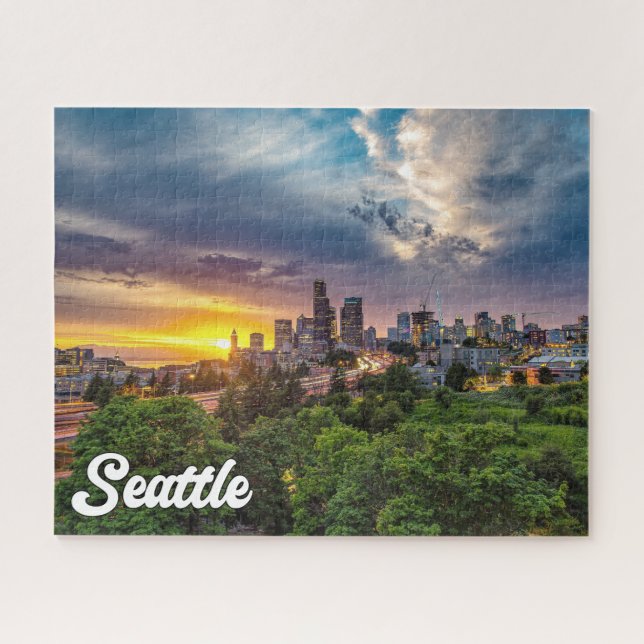 Seattle, Washington, Vereinigte Staaten Puzzle (Horizontal)