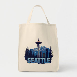 Seattle Washington Vereinigte Staaten von Amerika Tragetasche