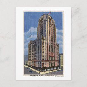 Seattle, Washington - View of Washington Postkarte