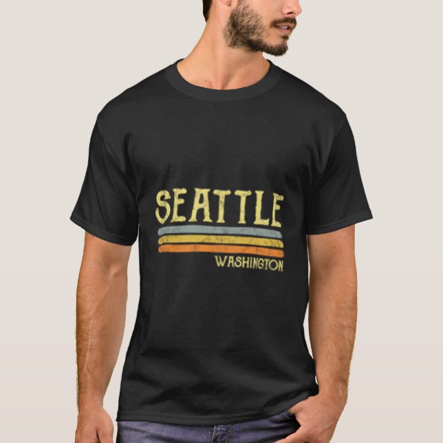 Seattle Washington Wa Liebe T-Shirt (Vorderseite)
