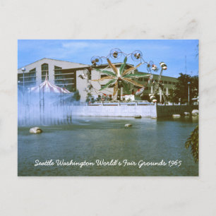 Seattle Washington World's Fair Grounds Postcard Postkarte