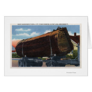 Seattle, WashingtonGiant Log auf dem Weg nach Mill