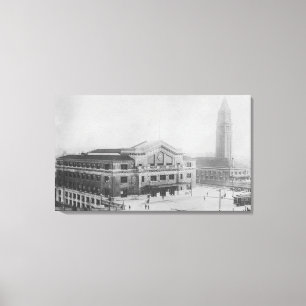 Seattle, WashingtonLuftsicht zur Gewerkschaft Leinwanddruck