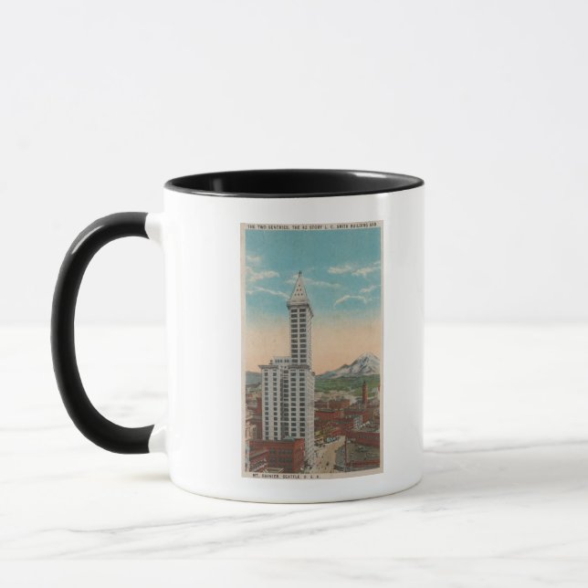 Seattle, WASmith Tower View & Mt. Rainier Tasse (Links)