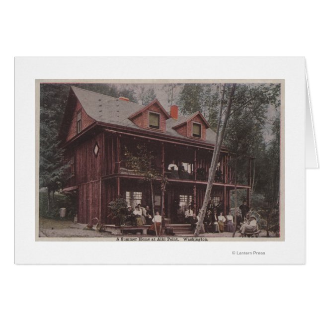 Seattle, WASummer Zuhause in Alki Point Beach (Vorderseite (Horizontal))