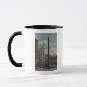 Seattle, WATotem Pole am Pionierquadrat Tasse